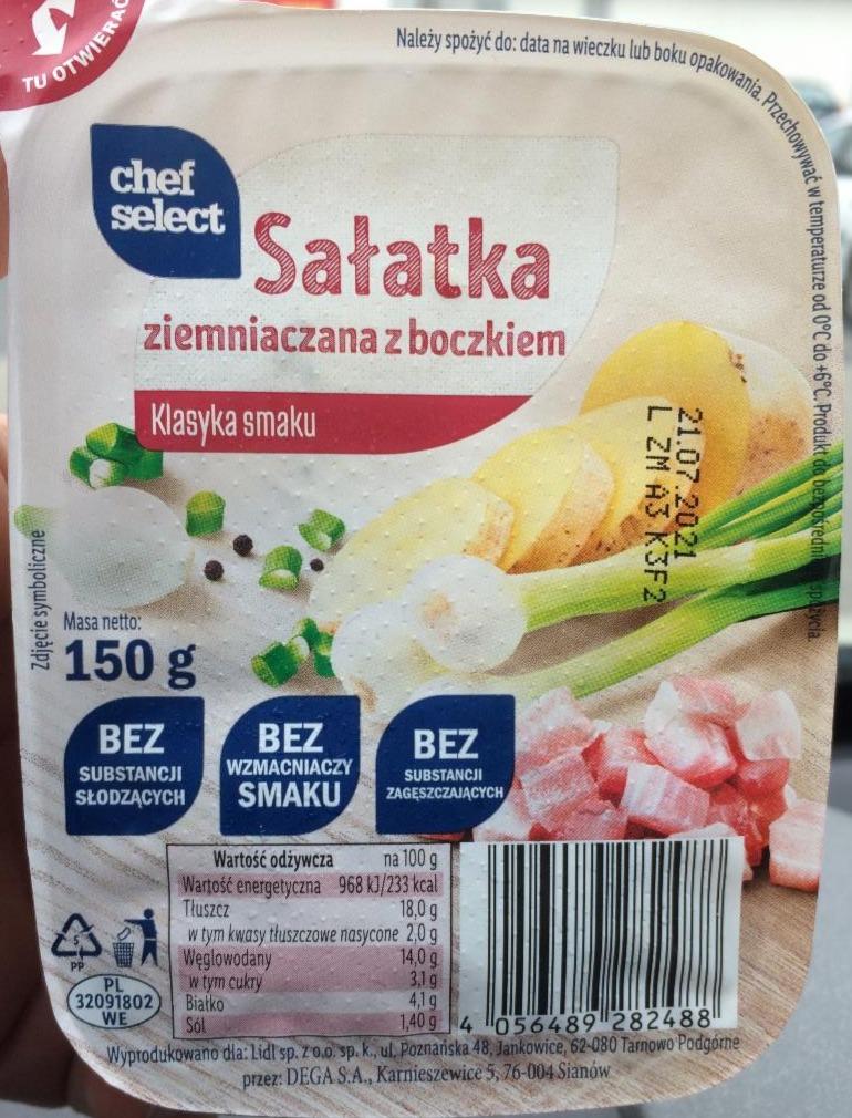 Fotografie - Sałatka ziemniaczana z boczkiem Chef Select