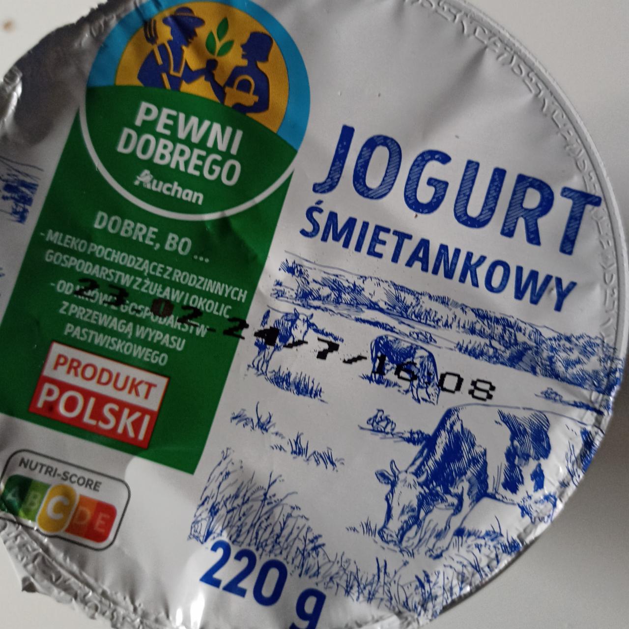 Fotografie - Pewni Dobrego Jogurt śmietankowy by Auchan