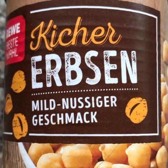 Fotografie - Kichen Erbsen mild-nussiger Geschmack Rewe beste wahl