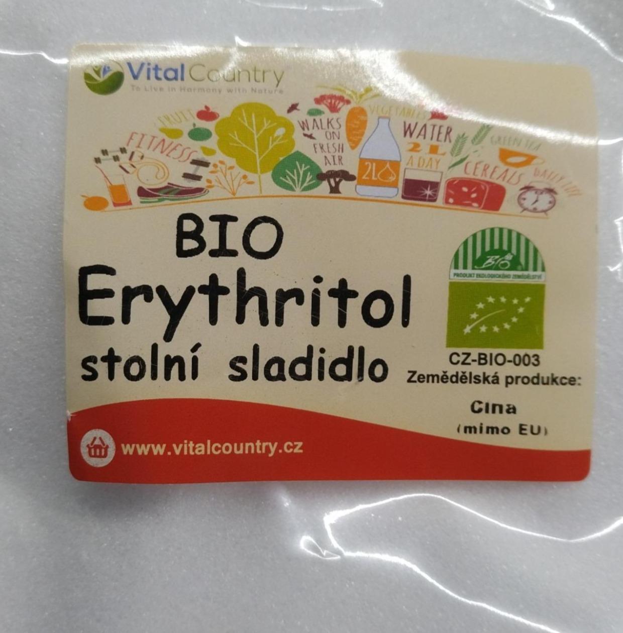 Fotografie - Bio Erythritol stolní sladidlo VitalCountry