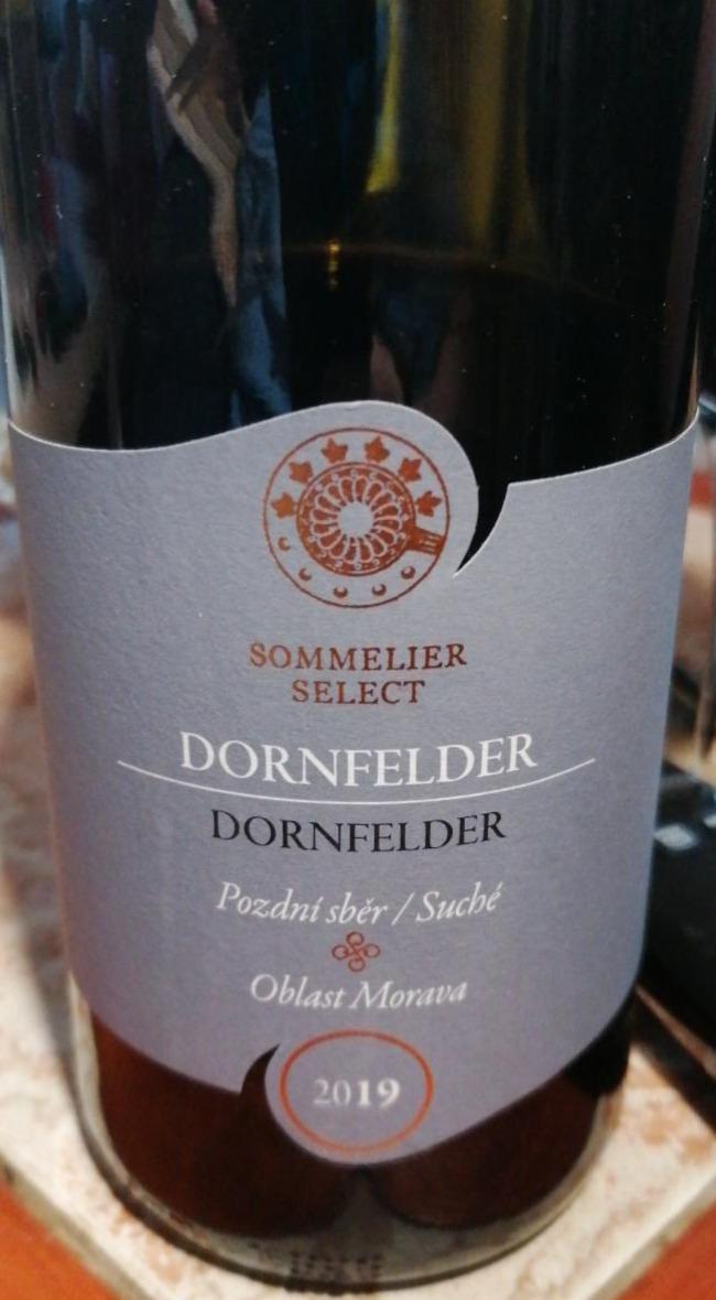 Fotografie - Sommelier Select Dornfelder pozdní sběr 2019