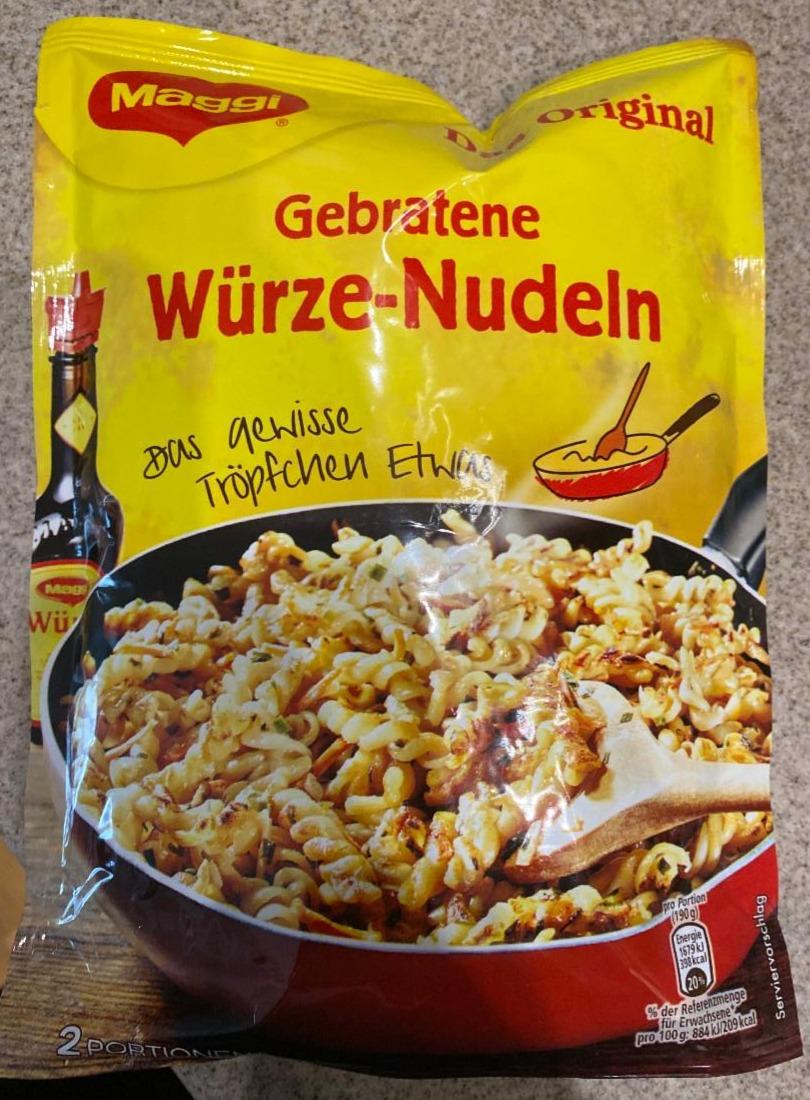 Fotografie - Gebratene Würze Nudeln Maggi