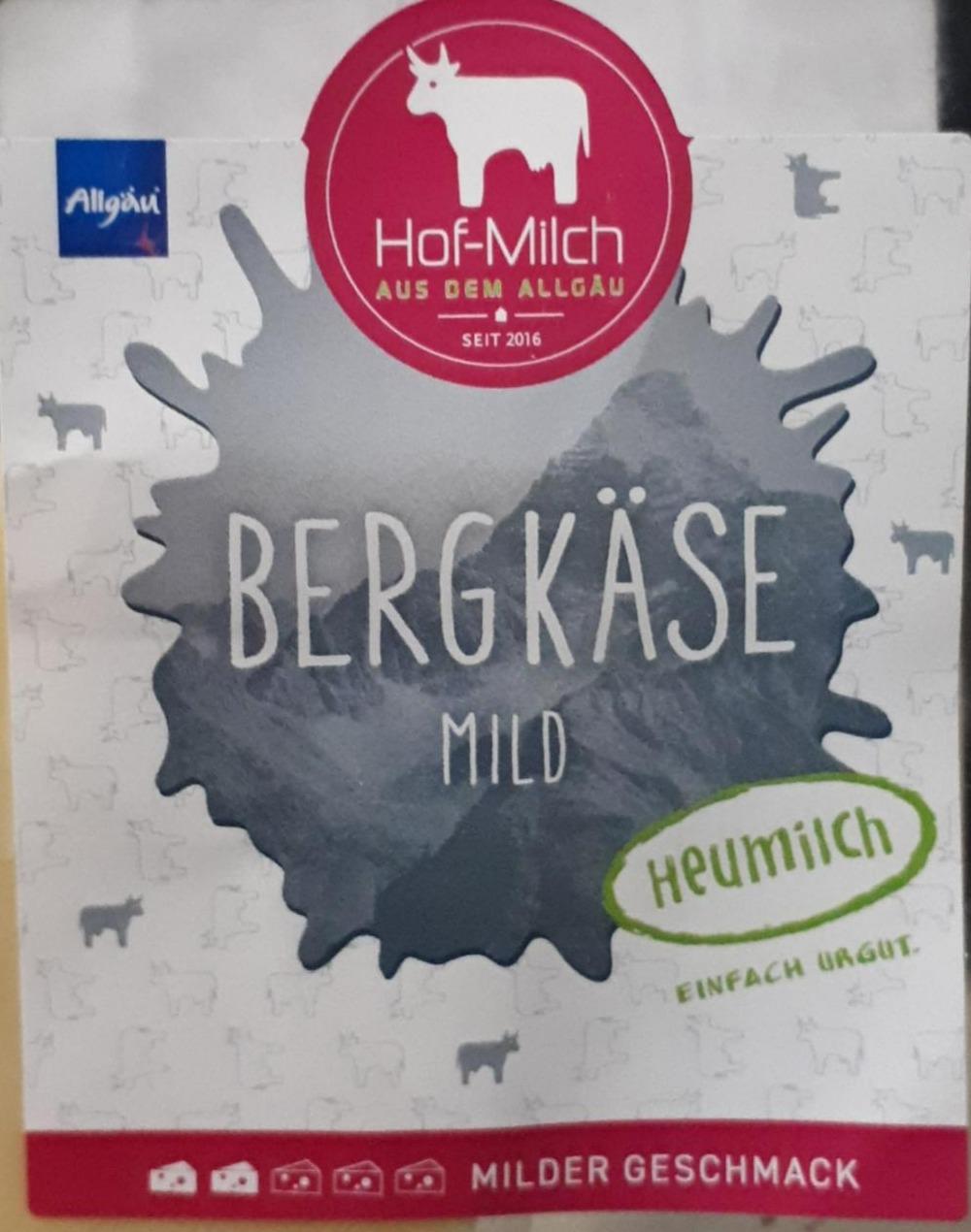 Fotografie - Hof-Milch Bergkäse Mild Allgäu