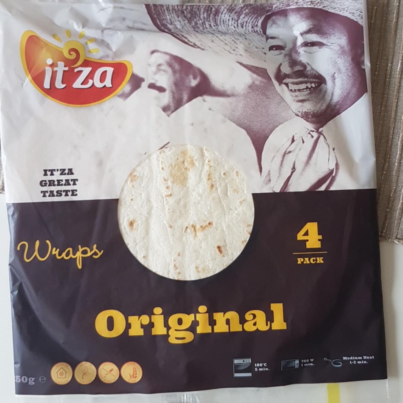 Fotografie - It'za great taste wraps original Itza