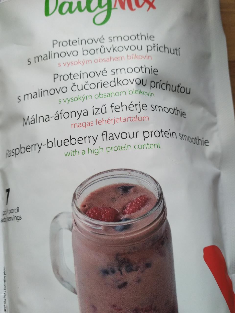 Fotografie - Proteinové Smoothie s malinovo borůvkovou příchutí DailyMix