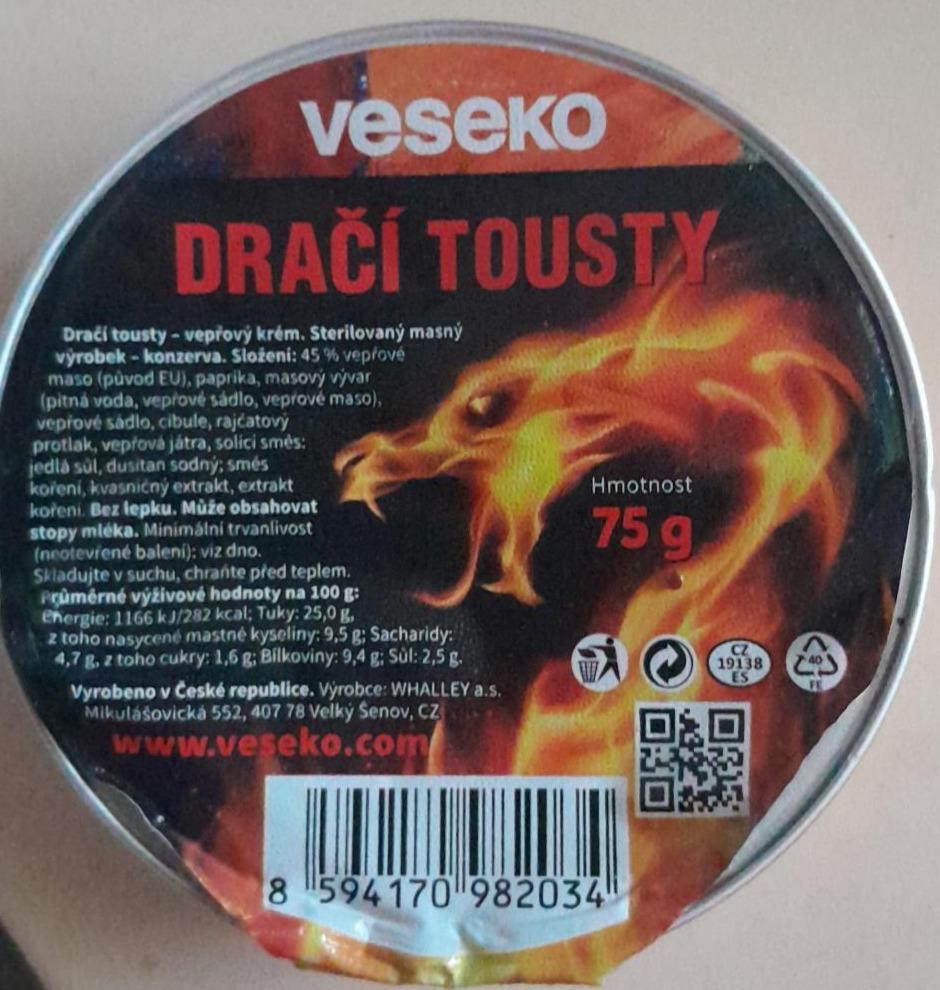 Fotografie - Dračí tousty Veseko