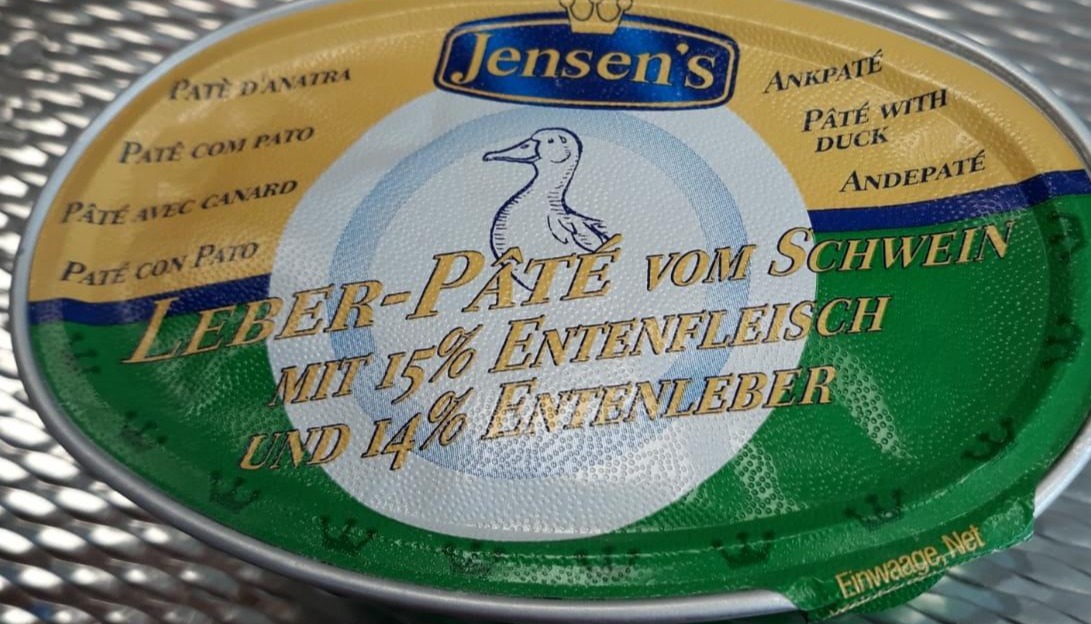 Fotografie - Leberpate mit 15% Entenfleisch, 14% Entenleber Jensen's