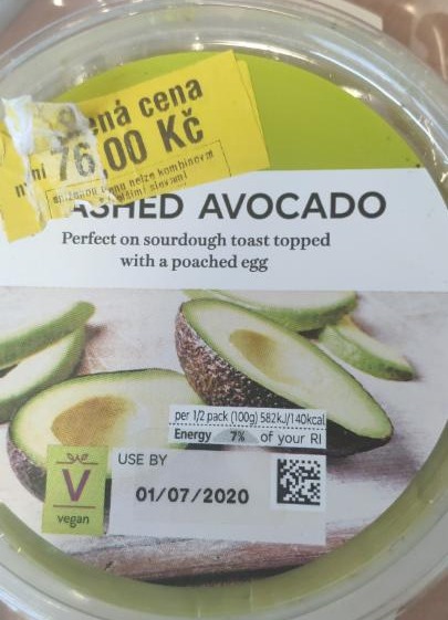 Fotografie - smashed avocado Marks & Spencer