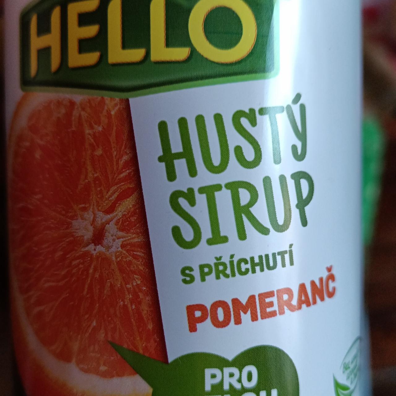 Fotografie - Hustý sirup s příchutí Pomeranč Hello