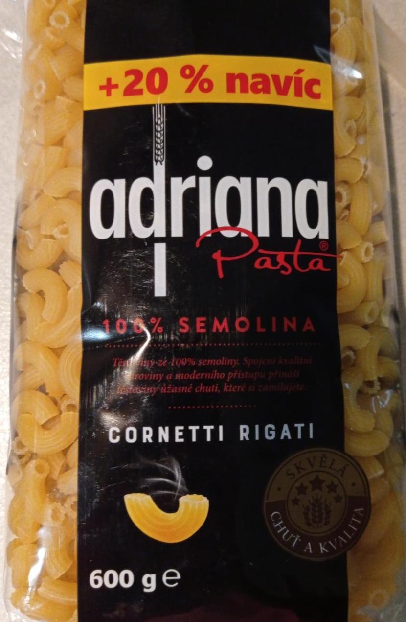 Fotografie - Pasta 100% semolina Cornetti Rigati Adriana