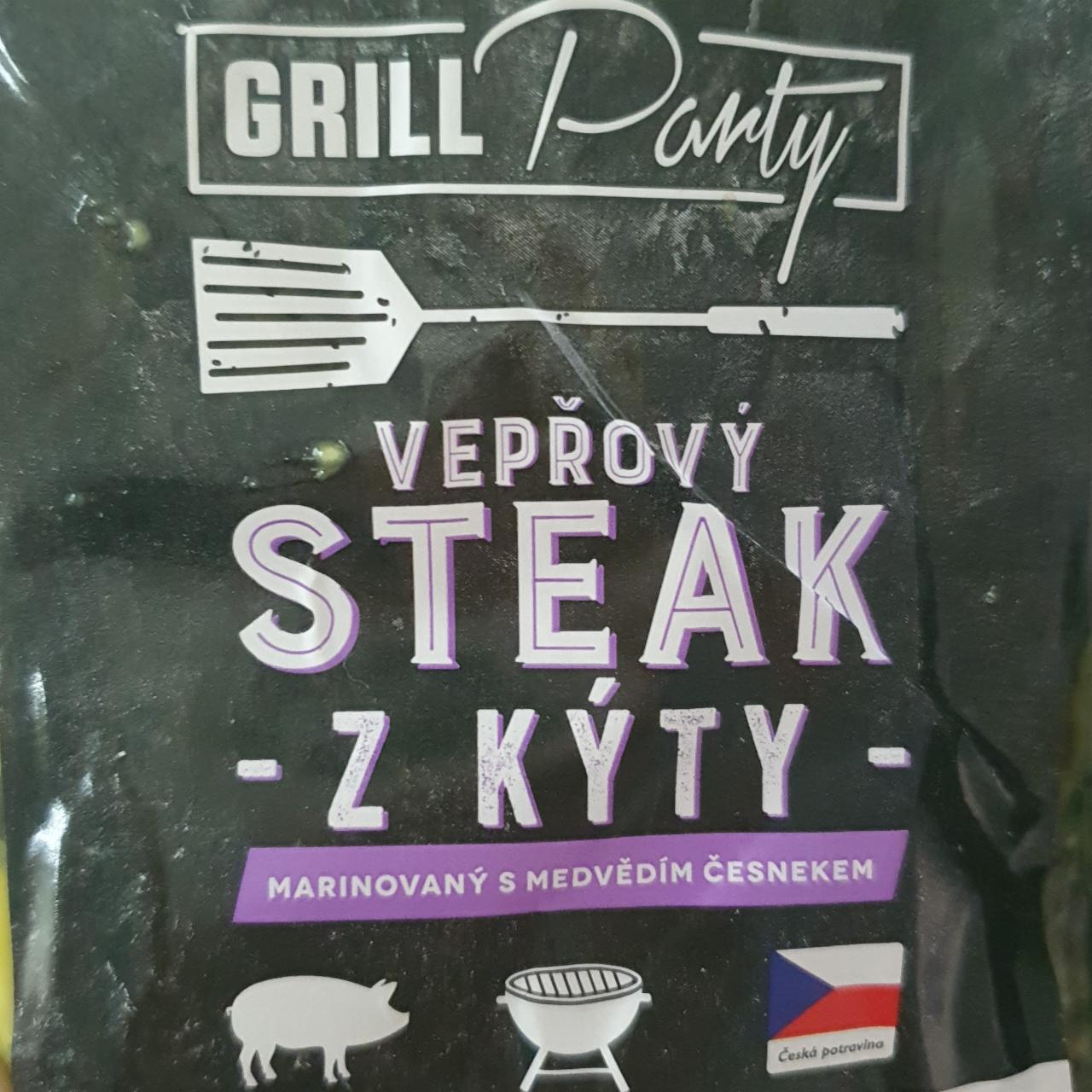 Fotografie - Vepřový steak z kýty marinovaný s medvědím česnekem Grill Party