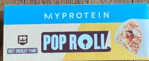 Fotografie - Pop Roll White chocolate peanut MY PROTEIN