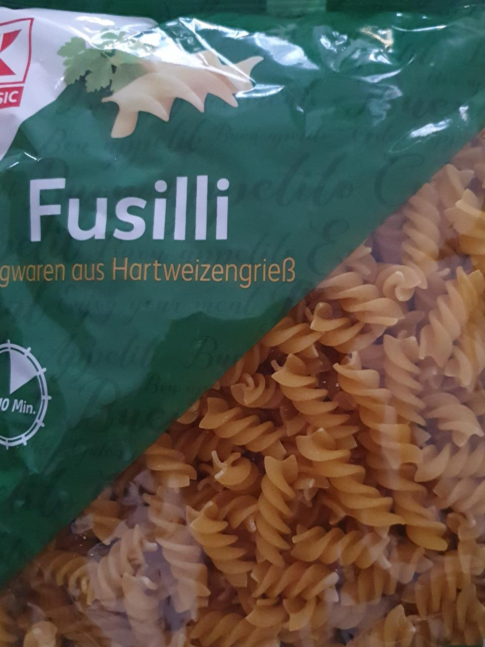 Fotografie - Fusilli K-Classic