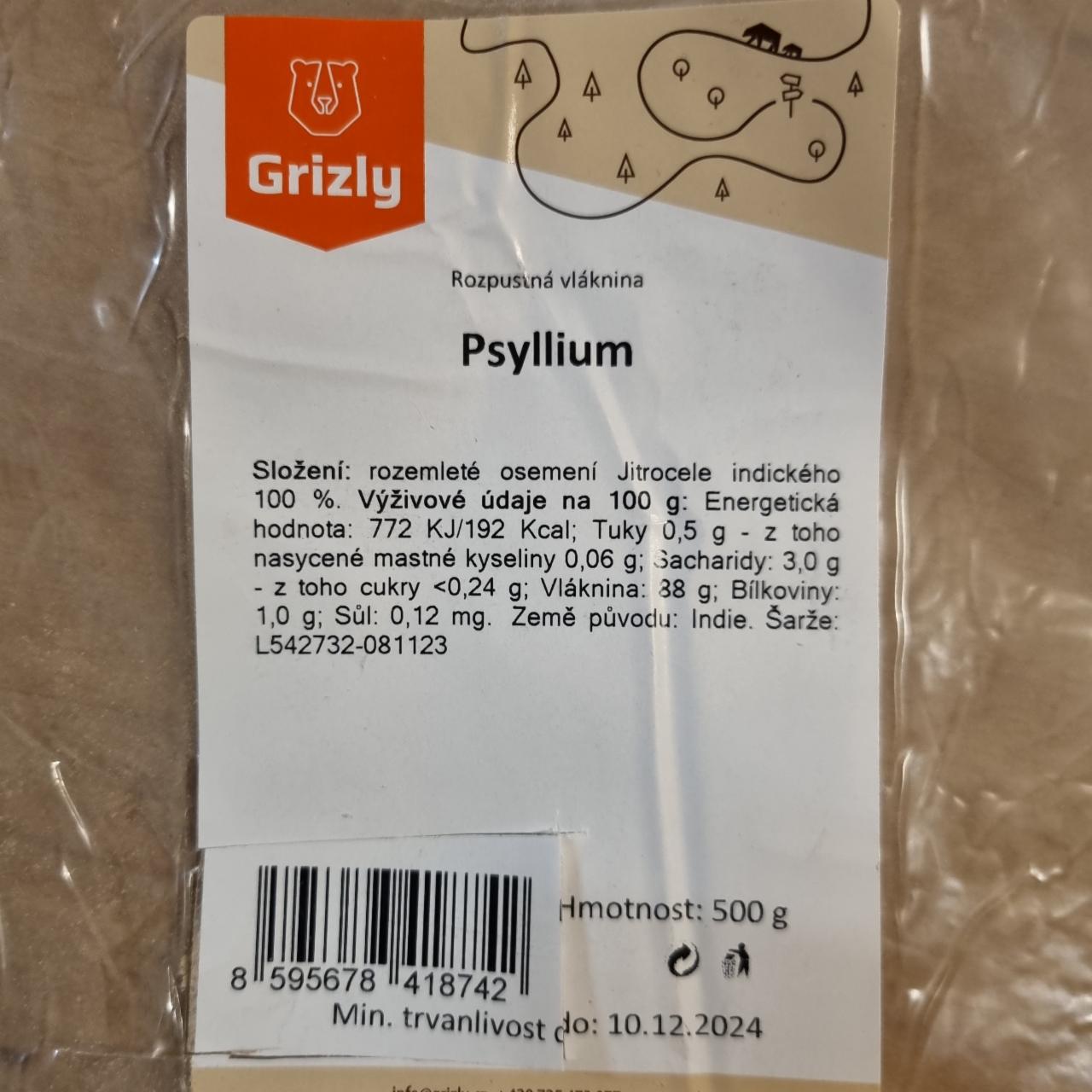 Fotografie - Psyllium Grizly