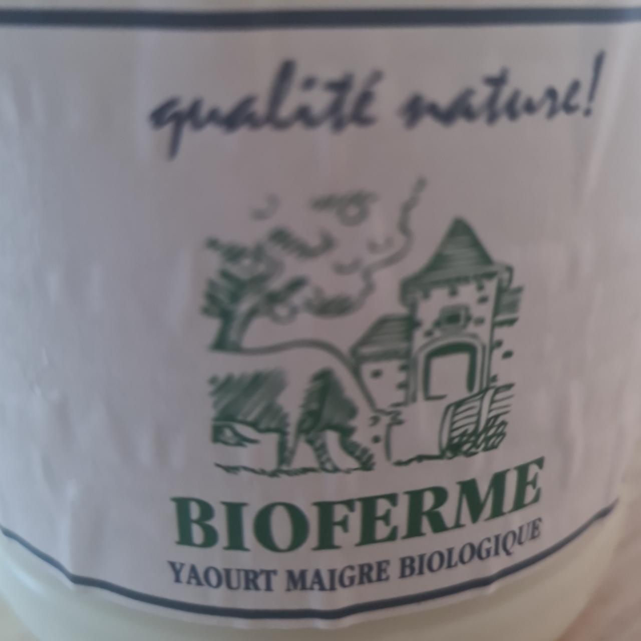 Fotografie - Yaourt maigre biologique Bioferme