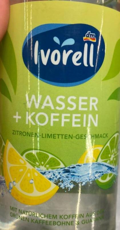 Fotografie - Wasser + koffein Zitronen-Limetten-geschmack Ivorell