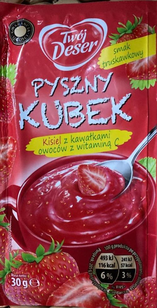 Fotografie - Pyszny kubek smak truskawkowy Twój Deser