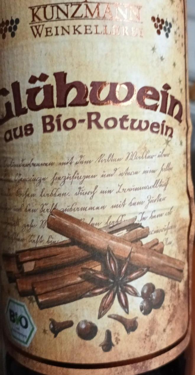 Fotografie - Bio Glühwein Kunzmann Weinkellerei