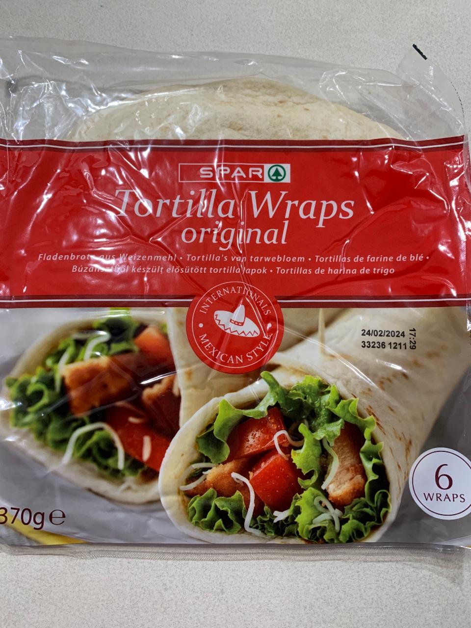 Fotografie - Tortilla Wraps Original Spar