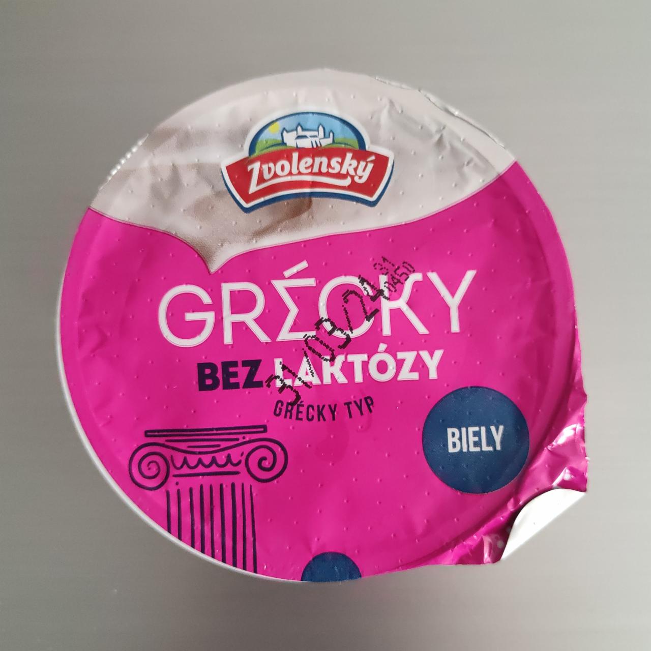 Fotografie - Jogurt grécky typ bez laktózy biely Zvolenský