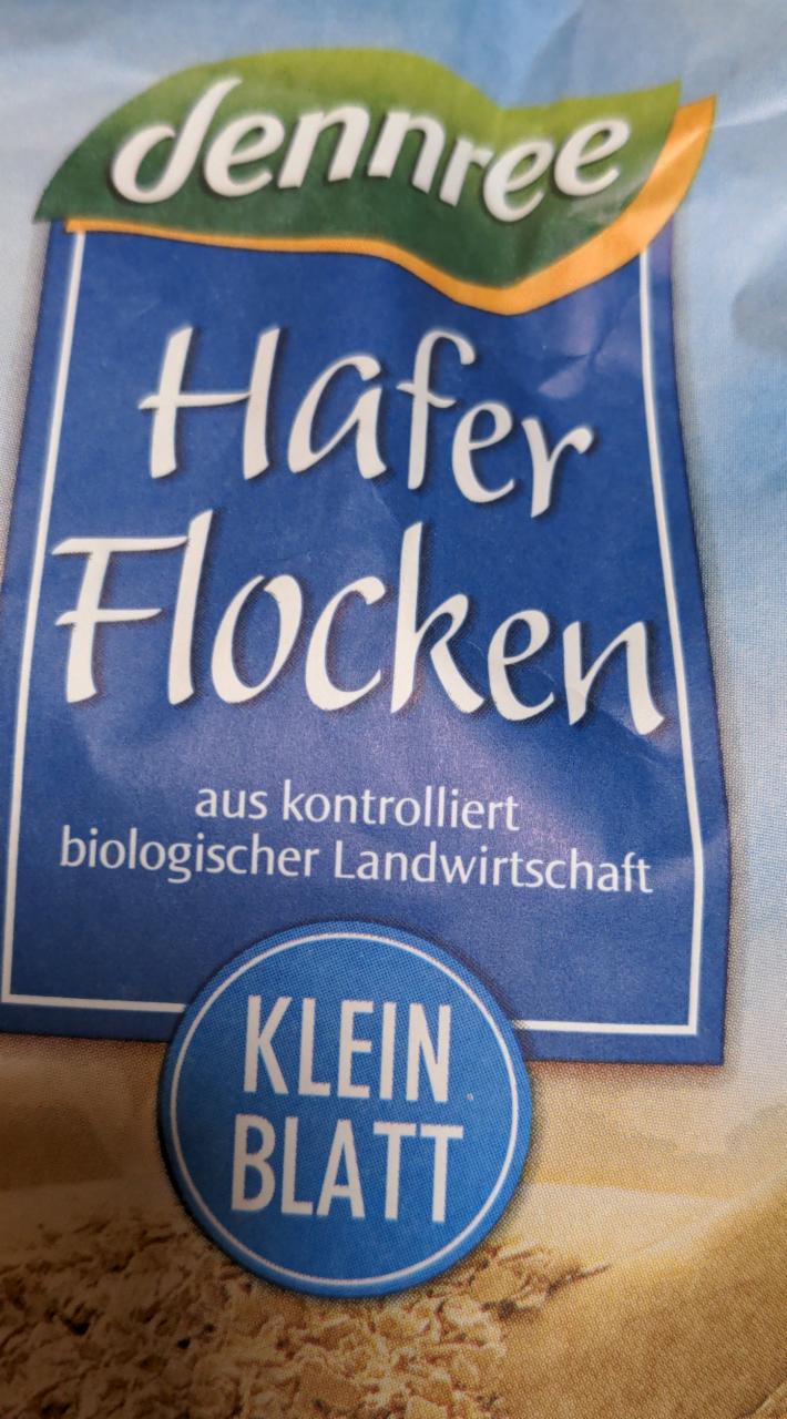 Fotografie - Hafer Flocken klein Blatt dennree