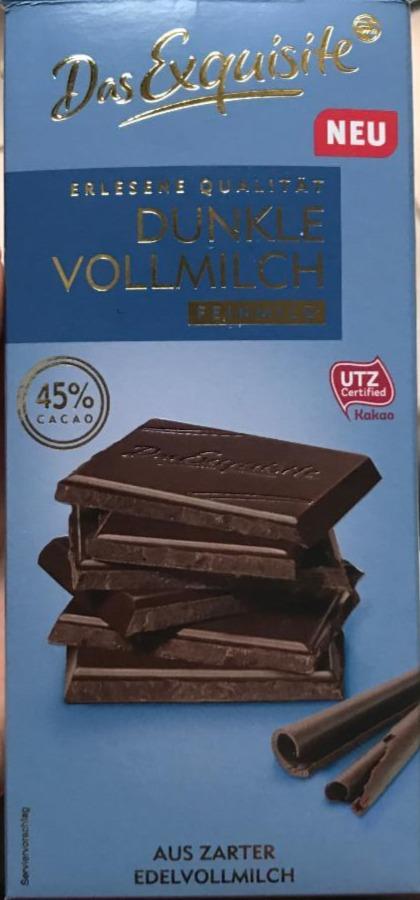 Fotografie - Dunkle Vollmilchschokolade 45% cacao Das Exquisite