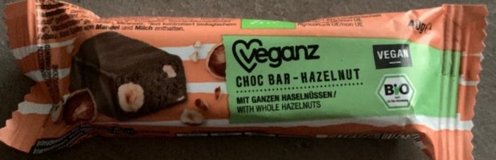 Fotografie - Choc Bar - Hazelnut Veganz