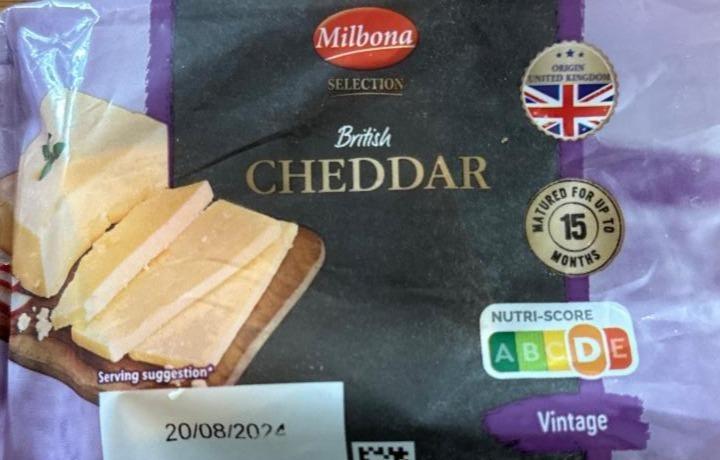 Fotografie - British cheddar vintage Milbona