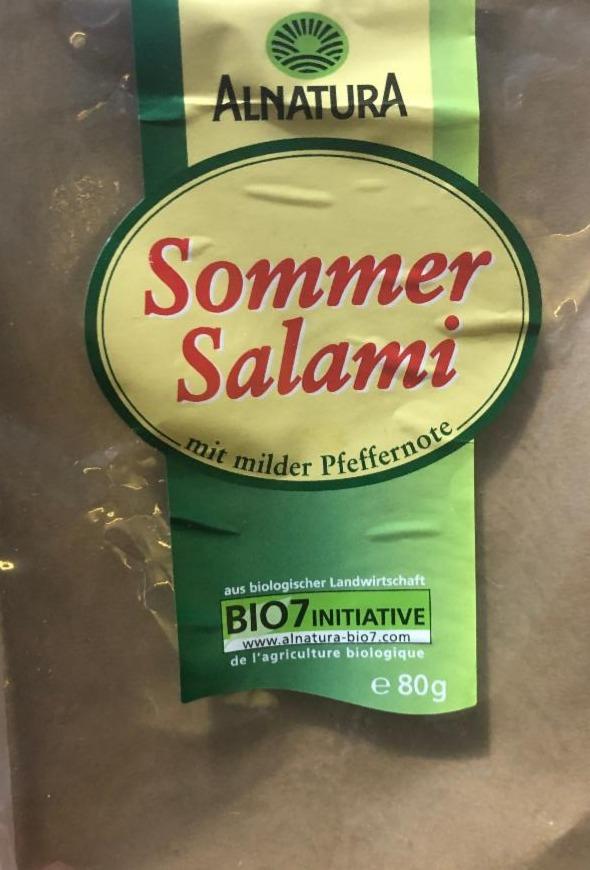 Fotografie - Sommer Salami Alnatura