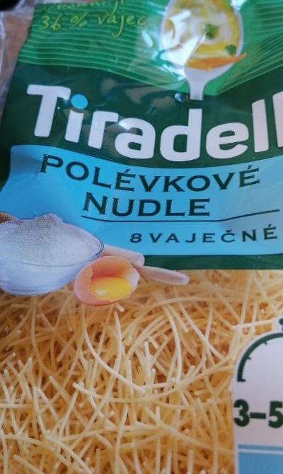 Fotografie - Polévkové nudle 8 vaječné Tiradell