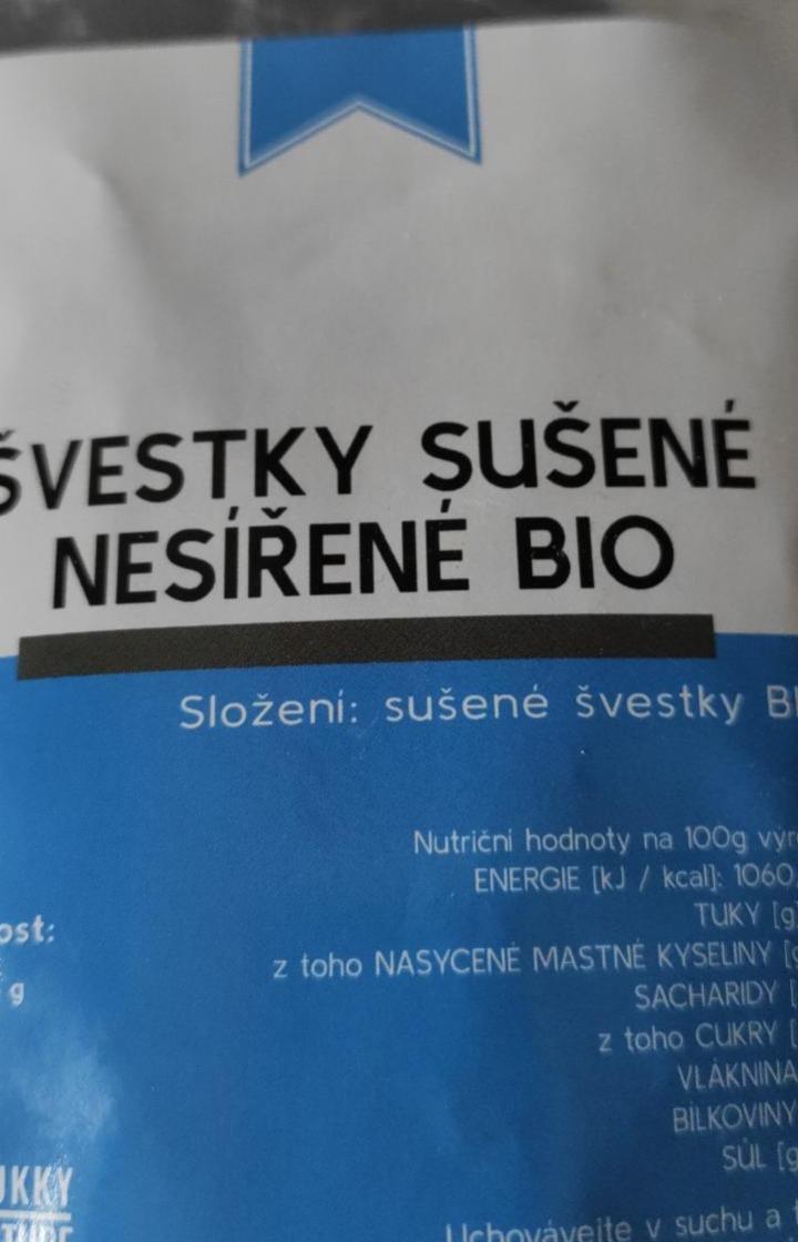 Fotografie - Bio Sušené švestky půlky Nature