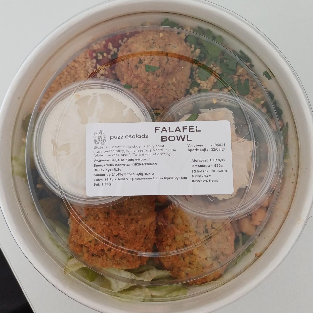 Fotografie - Falafel bowl Puzzlesalads