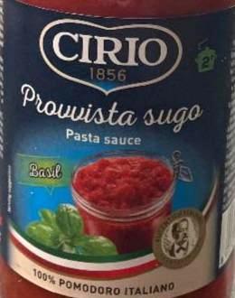 Fotografie - Provvista sugo Basil 100% pomodoro italiano Cirio