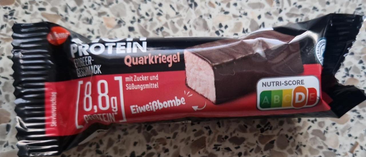 Fotografie - High protein Quarkriegel Milbona