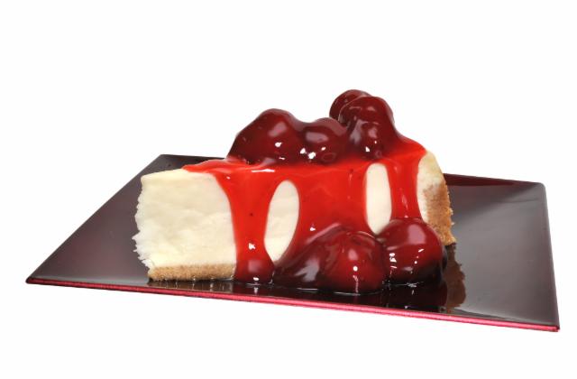 Fotografie - višňový cheesecake