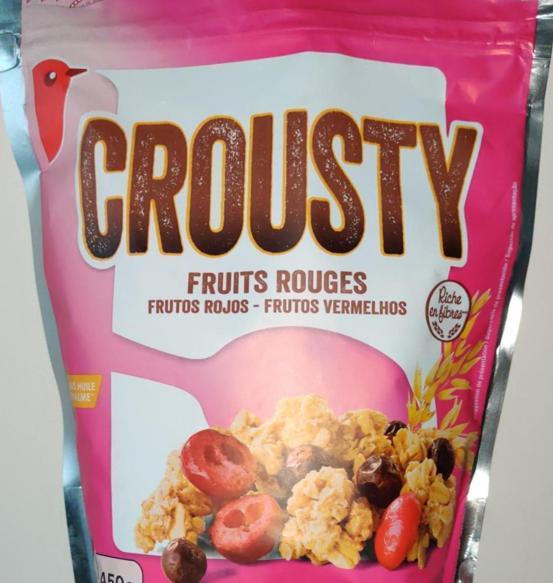 Fotografie - Crousty Fruits Rouges Auchan