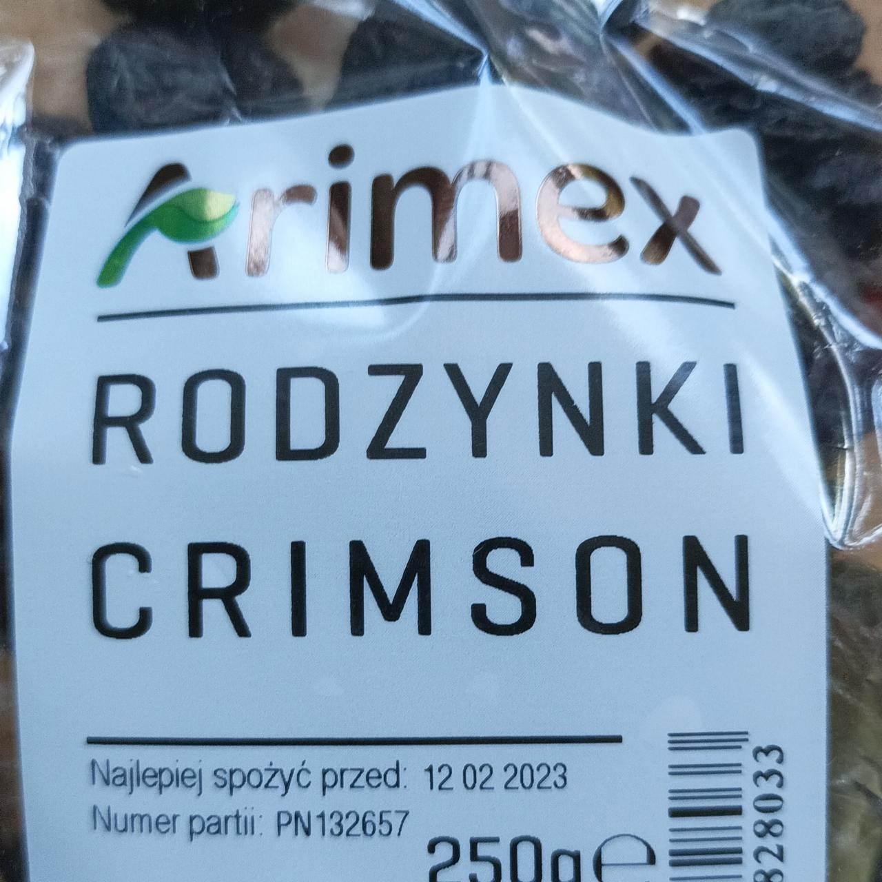 Fotografie - Rodzynki crimson Arimex