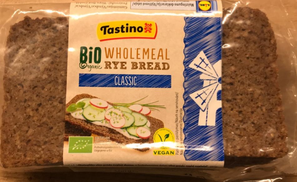 Fotografie - Bio Organics wholemeal rye bread classic Tastino