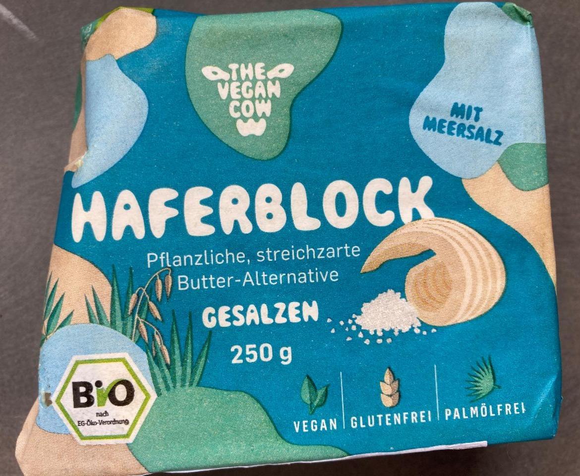 Fotografie - Bio haferblock gesalzen The vegan cow