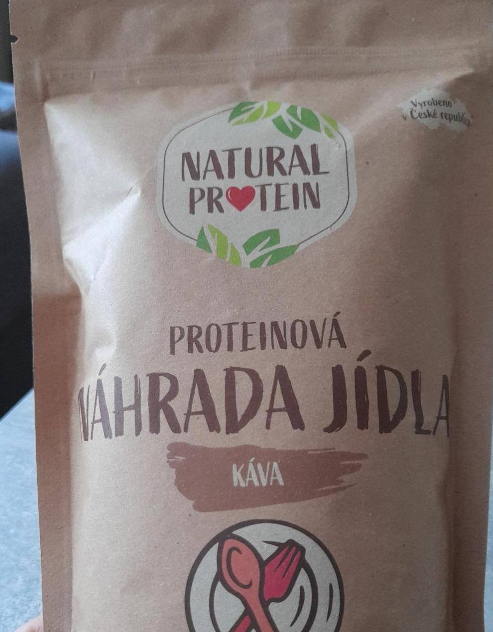 Fotografie - Proteinová náhrada jídla Káva Natural protein