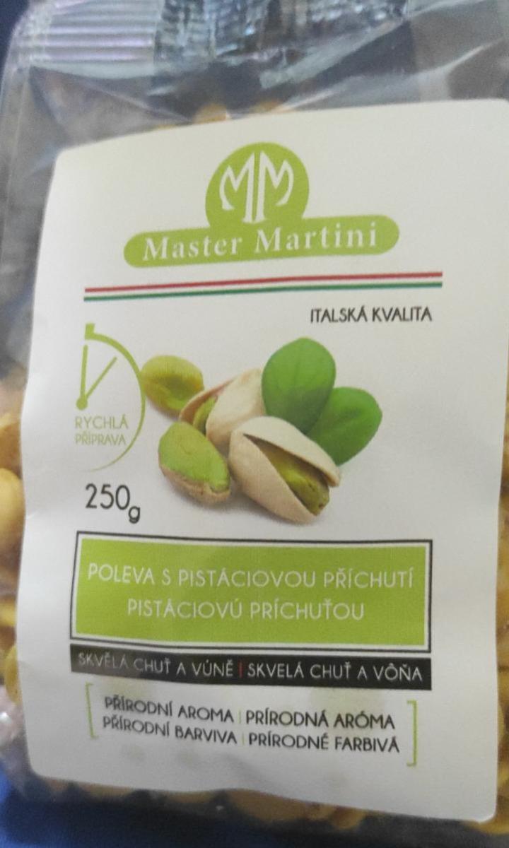 Fotografie - Poleva s pistáciovou příchutí Master Martini