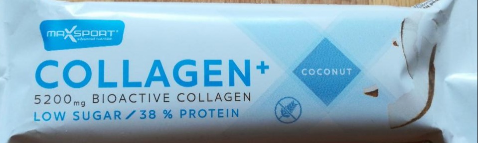 Fotografie - collagen plus low sugar 38% protein MaxSport