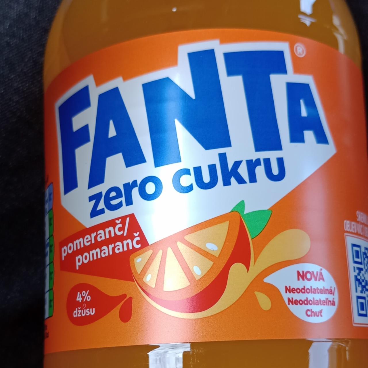 Fotografie - Pomeranč zero cukru Fanta