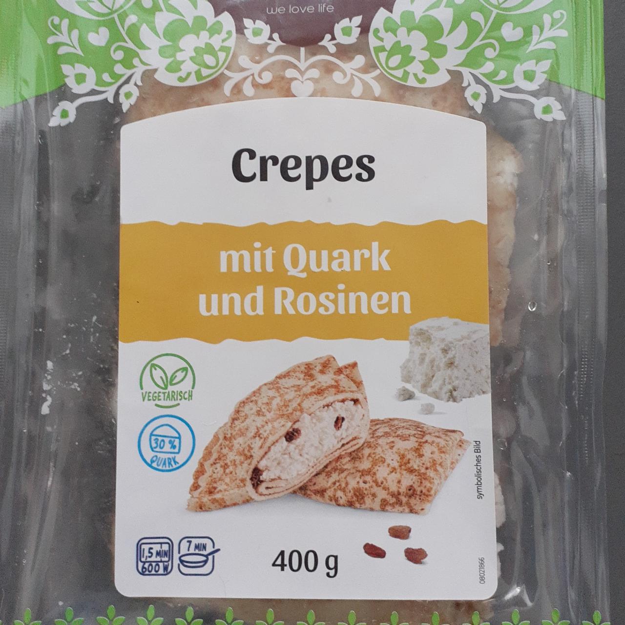 Fotografie - Crepes mit Quark und Rosinen Virtu