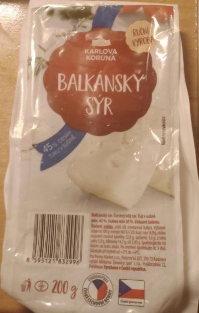 Fotografie - Balkánský sýr Karlova koruna