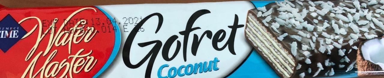 Fotografie - sušenka Gofret coconut