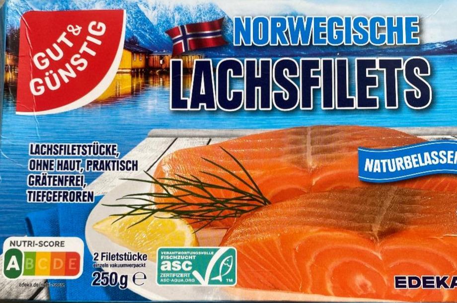 Fotografie - Norwegische Lachsfilets Gut&Günstig