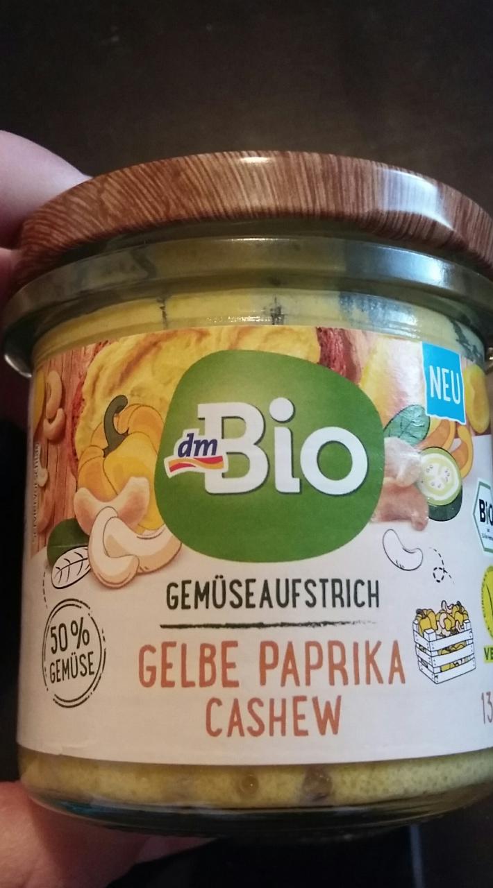 Fotografie - Gemüseaufstrich Gelbe Paprika Cashew dmBio