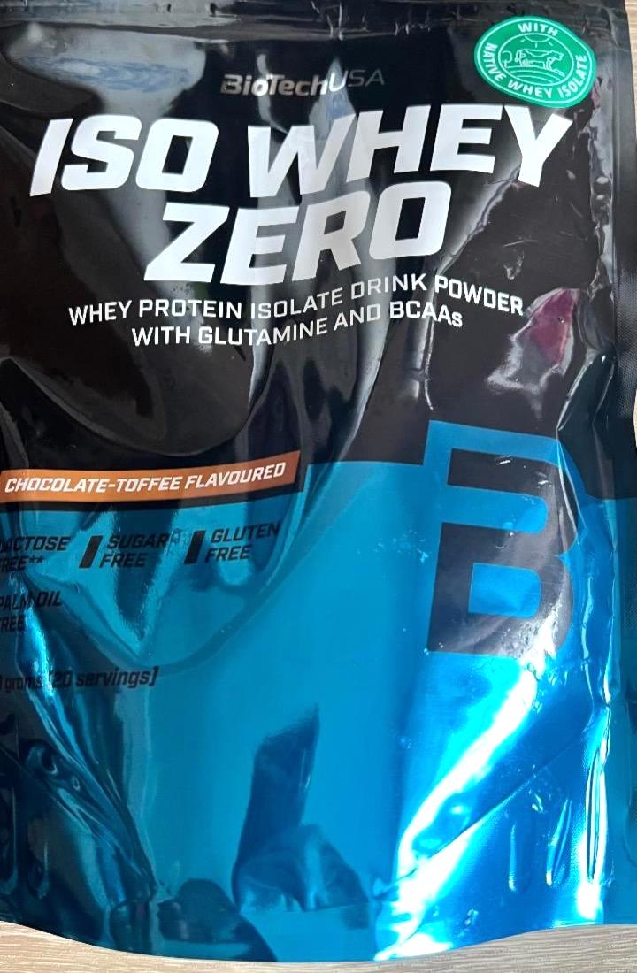 Fotografie - Iso Whey Zero Chocolate Toffee BioTechUSA