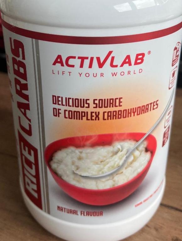 Fotografie - Rice carbs Activlab